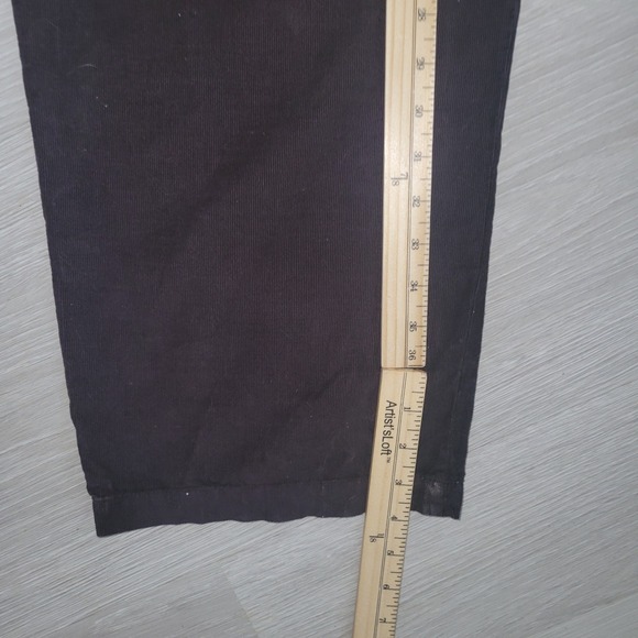 BRYN WALKER Brown Wide Leg Elastic Waist Pants 100% Cotton Made in USA Size XL - Picture 6 of 7